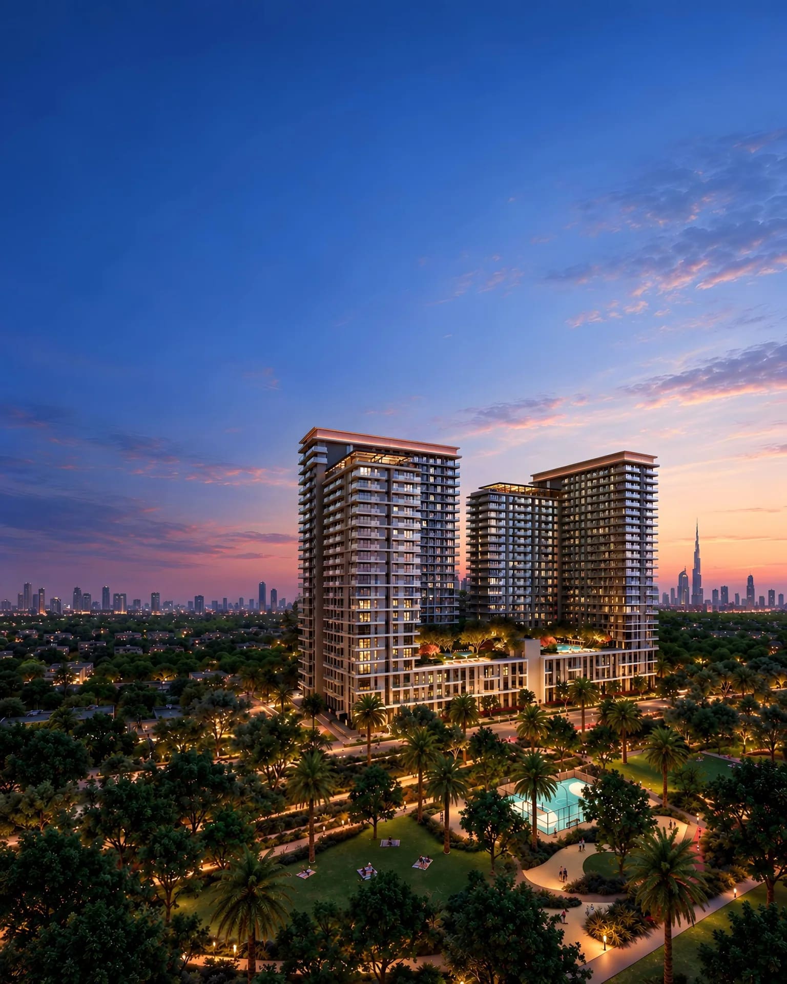 Vida Club Point, Tower A, 1 BR 1